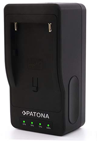 PATONA 1918 Turbo (1500mA) - Schnellladegerät kompatibel für Akku Sony NP-F550 NP-F570 NP-F750 NP-F770 NP-F930 NP-F950 NP-F960 NP-F970 NP-F990 und NP-FM500H