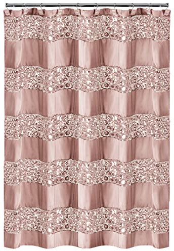 Popular Bath Sinatra Blush, Polyester, 70 W x 72 L (Pack of 1)