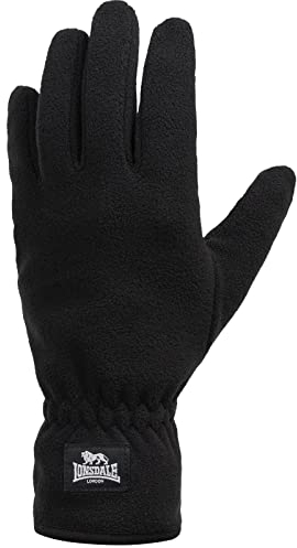 Lonsdale Unisex AYSIDE Handschuhe, Black, S/M