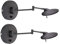 2er SET schwenkbare Wandleuchten Schwarz mit Stecker & Schalter, Tiefe 55cm