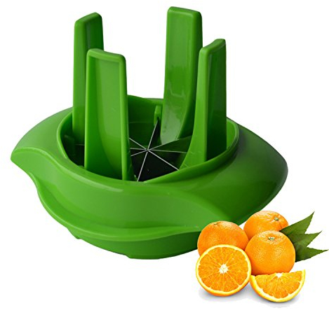 LVYIQI 1PC Lemon & Lime Wedge Slicer Cutter to Garnish Food Lemon  Splitter Fruit Slicer Apple Separator Orange Cutter Enjoy Slices of Lemon and Lime Wedges in Seconds (Green)