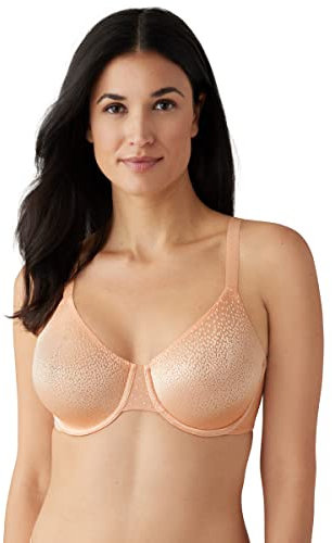 Wacoal Women's Back Appeal Underwire Bra, Almost Apricot, 32D