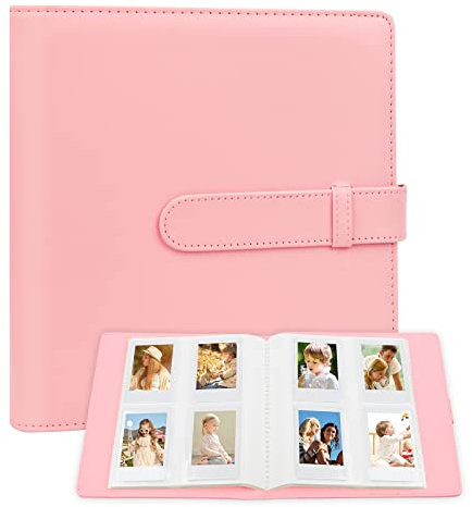 256 Fotoalbum für Fujifilm Instax Mini-Kamera/Polaroid 5,1 x 7,6 cm Bilder, 2 x 3 Fotoalbum für Fujifilm Instax Mini 11 12 evo 9 90 70 40 8 Sofortbildkamera & Instax Mini Sofortbildfilm (Rosa)