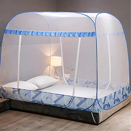 Zanzariera Traspirante Zanzariera Pieghevole Portatile Pop-up, Zanzariera, Zanzariera per Letto, Zanzariera a Maglia Fine per Letto, Zanzariera Portatile-A_180*200cm