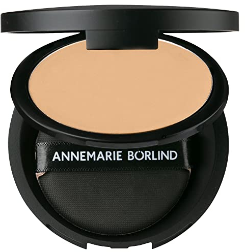 ANNEMARIE BÖRLIND TEINT EFFECTIVE NATURAL BEAUTY Compact Make-up (10 g) - Pflegendes Make-up, Ideal bei Rötungen, Unebenheiten und Pigmentstörungen, Wirkt Beruhigend und Reizlindernd, Vegan