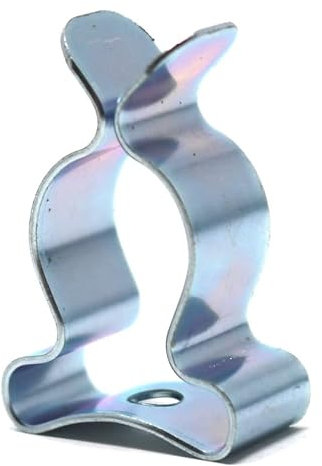 fiXte BZP Tool Clips 13mm Spring Steel Tool Storage Terry Clips Shed Workshop Garage Home (Pack of 10)