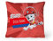 PICANOVA – PAW Patrol Marshall Kissen mit Name 30x30cm – mit Füllung – Text individuell Bedruckt – Zierkissen Dekokissen – Schlaf- und Wohnzimmertauglich