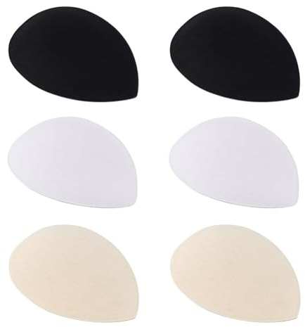 FINGERINSPIRE 6 Stück 3 Farben Tropfenförmige Hutbasis 10x12.7 cm Eva Sinamay Tropfenförmige Fascinator Hutbasis Modewarenherstellung Hut Bastelmaterial Frauenhut Bastelbedarf Für DIY Hüte