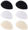 FINGERINSPIRE 6 Stück 3 Farben Tropfenförmige Hutbasis 10x12.7 cm Eva Sinamay Tropfenförmige Fascinator Hutbasis Modewarenherstellung Hut Bastelmaterial Frauenhut Bastelbedarf Für DIY Hüte