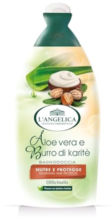 L'Angelica Duschbad Aloe Vera und Sheabutter pflegt und schützt, 500 ml