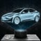 Lampephoto.fr Nachttischlampe Auto T Model Y deko Supercar Tuning. Geschenkidee Mann objekt Auto T Model Y Nachtlicht Erwachsene deko Zimmer. Weihnachten