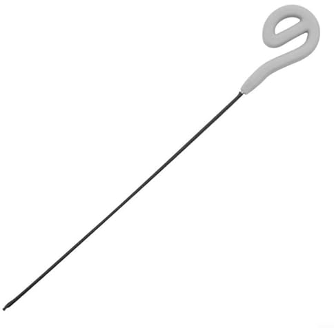 EpheyFIF Gong-Schlägel, 22,5 cm, für großen Gong, erzeugt Walgeräusche, weich, niedrige Noten, Gong-Resonanzhammer für Klangheilung, Meditation, Yoga, Gummihammer, akustische Perkussion, Grau