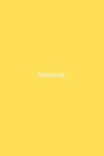Notebook, 120 Lined Pages, Yellow Journal