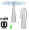mizikuu Fly Repeller, Portátil Ventilador Repelente De Insectos Eléctrico Ventilador Anti Moscas Ahuyentador de Moscas Automático para Jardín o Terraza Mantener Insectos alejados de Alimentos