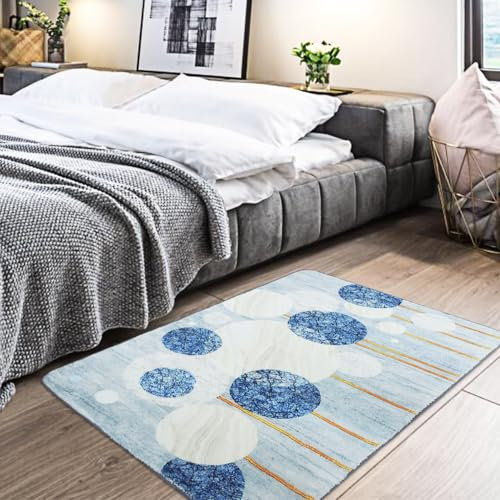 Terafeels Teppiche Schmutzfangmatte Innen rutschfeste Fußmatte Maschinenwaschbare Robust Fussmatte Saugstarke Türmatte Home Waschbarer Teppich Wohnzimmer Schlafzimmer Größe: 60x100 cm, 04060