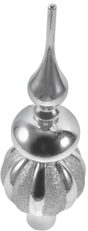 Anneome Kugelförmige Baumkronen Dekoration Partyzubehör Weihnachtsbaumdekoration Weihnachtsbaumschmuck Kugelförmige Weihnachtsbaumspitze Sphärische Weihnachtsbaumspitze