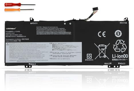LUSONBAY L17C4PB0 Laptop battery Replacement For Lenovo Flex 6-14IKB 14ARR For Lenovo IdeaPad 530S-14ARR 14IKB 14IKB L17M4PB0 L17C4PB2 L17M4PB2 7.68V 45WH
