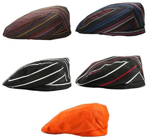 Gorros de Cocinero,Osuter Gorros deChef Sombrero de Chef Mesh Sombrero de Cocinero Gorro de Panadero para Hogar Restaurante Abastecimiento (FR/ES, Números, 58, Estilo 2)
