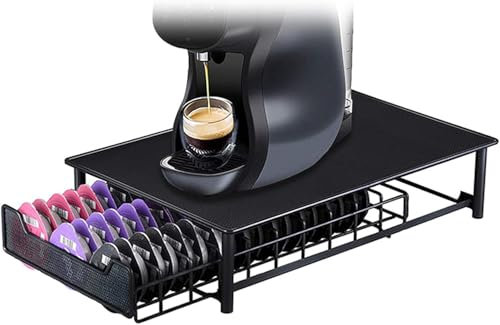 Tiroir à capsules de café, compatible avec dosettes Tassimo, pour 54 pièces, distributeur de capsules de café, support de tiroir empilable