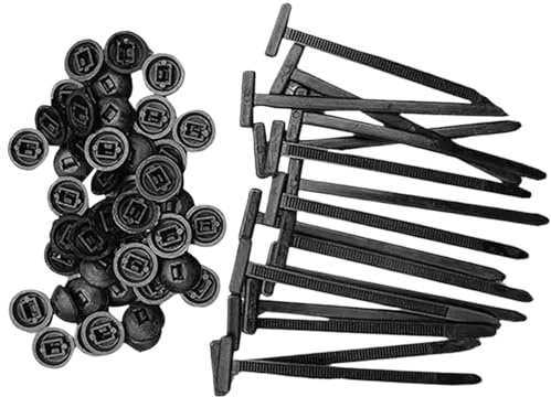 Cable Tie Buckle -Zip Ties Holders | Bumper Retainer Clips | UV-Resistant Nylon Buckles |Cables Tiees Tool | Car Rivets Fasteners for Auto Repairing Quick Fix and Hole Fastening