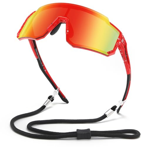 DUCO Polarisierte Jugend sport Radfahren Schatten Leichter Rahmen UV400 Kind Jungen Mädchen Baseball Sonnenbrille 8-16 Jahre DK310