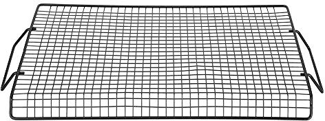 Non - Stick BBQ Grill Rack | Portable Handle Iron Barbecue Mesh Net for Outdoor Grilling/Camping/Picnics | Sturdy & Simple Upkeep Cooking Tool