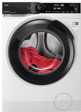 AEG LR7H75400 Waschmaschine, Frontlader, Standgerät, Weiß