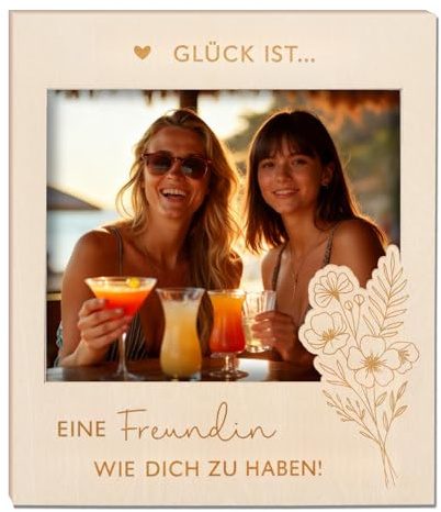 Generisch Beste Freundin Geschenk - Magnetischer Bilderrahmen Geschenke Freundin Geburtstag, Valentinstag Weihnachten Neujahr Geschenk