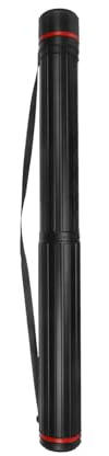 Posterträgerrohr – Teleskop-Tragetasche, Verstellbarer Schultergurt für den Transport von Postern, Bauplänen, Zeichnungen, Gemälden, Illustrationen oder Schulprojekten