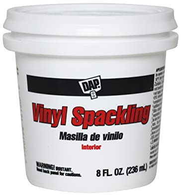 DAP Vinyl Spackling, White, 8 Oz (7079812130)