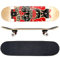 FunTomia Skateboard mit ABEC-9 Kugellager Rollenhärte 100A und 100% 7-lagigem kanadisches Ahornholz Skate Board mit Kicktail