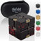 PILPOC theFube Fidget Toy - Premium Qualität Fidget Toys, Stresswürfel mit Exklusiver Schutzhülle, Anti-Stress Würfel , ADHS Spielzeug für Kinder und Erwachsene, Schwarz & Rot