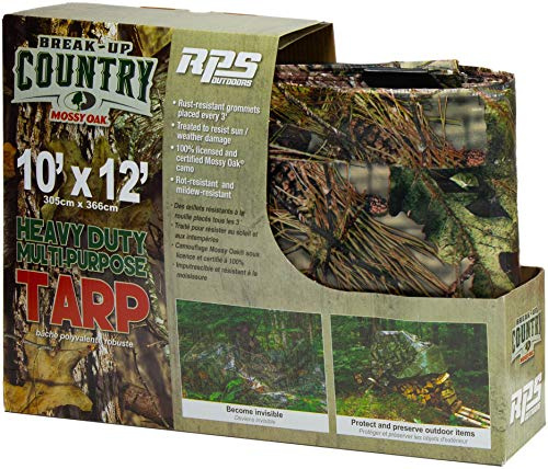 RPS Outdoors Mehrzweck-Plane SI-9002C, Mossy Oak Break-Up Country, 3 x 3 m
