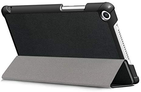 Kepuch Custer Coque pour Huawei MediaPad M5 Lite 8/Honor T5 8,PU-Cuir Étui Housse pour Huawei MediaPad M5 Lite 8/Honor T5 8 - Noir