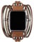 VIKOROS Mehrschichtiges Leder-Wickelarmband, kompatibel mit Apple Watch Ultra SE Serie 8, 7, 6, 5, 4, 3, 40 mm, 38 mm, 41 mm, für Damen und Herren, Boho-Stil, stilvoller Armreif, Uhrenarmband für