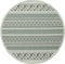 the carpet Machka - robuster Outdoor Teppich, modernes Design, Wetterfest & UV-beständig, für Balkon, Terrasse und Wintergarten, auch für Küche oder Esszimmer geeignet, Grün, 160 x 160 cm