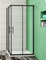 Aica Sanitär Duschkabine Eckeinstieg 80x80cm Duschabtrennung Schiebetür 6mm Nano Glas Dusche 195cm