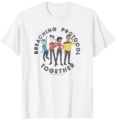 Star Trek: Lower Decks Breaching Protocol Together Group T-Shirt