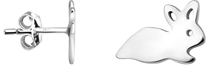 SOFIA MILANI - Damen Ohrringe 925 Silber - Hasen Ohrstecker - E2005