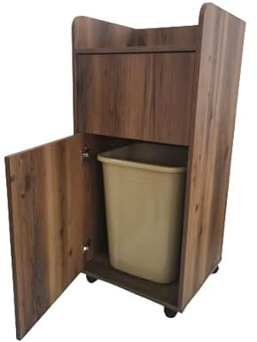 Poubelle pour restaurants, fast food, cafés, professionnels avec bac pvc inclus 75l