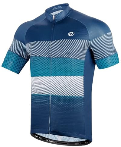 ROTTO Herren Radtrikot Fahrrad T-Shirt Kurzarm Einfache Linien Serie