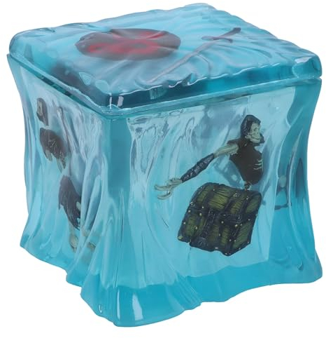 Nemesis Now Dungeons & Dragons Gelatinous Cube Würfelbox, 11 cm, Harz, blau, offiziell lizenzierte D&D-Ware, durchscheinende Gelatinous Cube Monster Box, gegossen aus feinstem Harz, fachmännisch