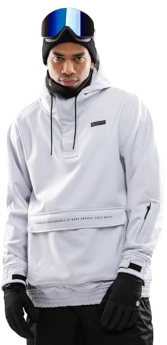 SIROKO - Snowboardjacke mit Kängurutasche W3 Lhotse - XL - Grau