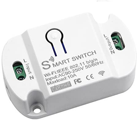 SVRITE Tuya Wifi Smart Switch 10A Temporizador InaláMbrico Smart Home Luz LED Smart Life APP Control De Voz MóDulo De AutomatizacióN
