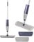 Beldray LA032777FEU7 Deep Clean Balai à franges avec flacon pulvérisateur - tête pivotante à 180°, microfibre tampon réutilisable de nettoyage et de récurage, tampon anti-poussière et polissage, 600ml