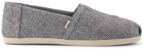 TOMS Damen Alpargata Cloudbound Flacher Slipper, Ultimate Gray Sparkle Knit, 39 EU
