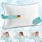 Kopfkissen 40x80, Memory Foam Kissen, Kühlendes Kopfkissen, Flaches Seitenschläferkissen - Nackenkissen Anpassbar Schlafkissen Hypoallergenes Bettkissen Ideal für Allergiker