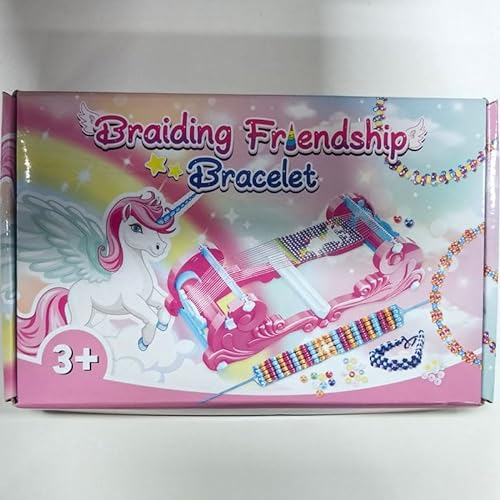 Pourbibi Armbänder Selber Machen Kinder Ostergeschenke kinder 10 jahre,Freundschaftsarmbänder Selber Machen,Schmuck Basteln Mädchen Bastelset Kinder ab 6 Jahre, Einhorn Geschenke Mädchen 6 7 8 9 10 11