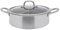 32 cm Hot Pot 304 in acciaio inox Shabu pentola calda con coperchio in vetro, materiali di alta qualità di una partizione al centro, per cucine alberghi, ristoranti appartamenti
