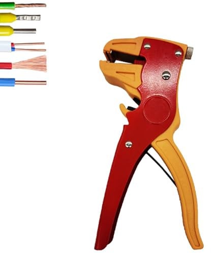 Quickstriper Wire Striper - Quick Strip Wire Stripper, 2 in 1 Cable Stripper Tool, Adjustable Electrical Cable Wire Stripping Tool, Wire Stripper Tool, for Cable Wire Repair (Orange)
